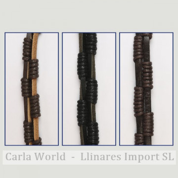 GANCHO 104. Pulsera cuero. Modelos surtidos