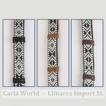 GANCHO 24. Pulsera cuero.  Modelos surtidos. 