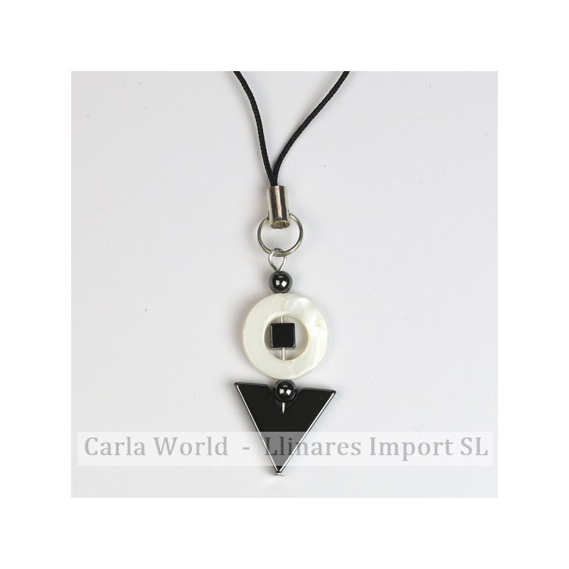 Crochet 13 - Accessoire mobile hématite Crochet 13 - Accessoire mobile hématite