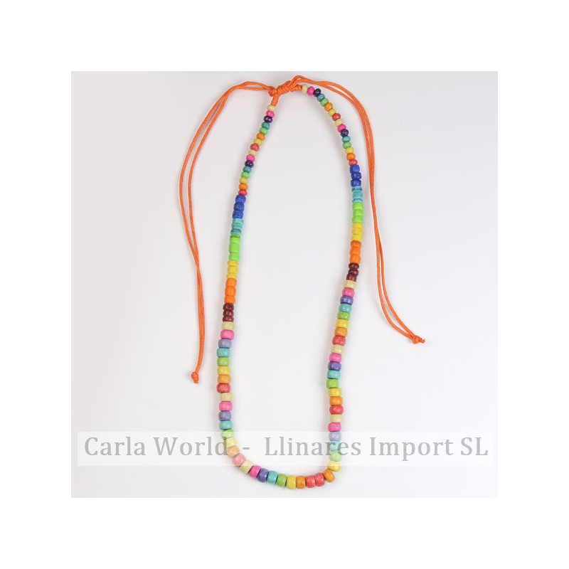GANCHO 18. Collares de madera. Colores surtidos. GANCHO 18. Collares de madera. Colores surtidos.