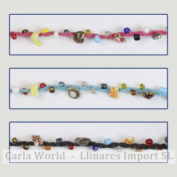 HOOK 86. Cord bracelet. Assorted models