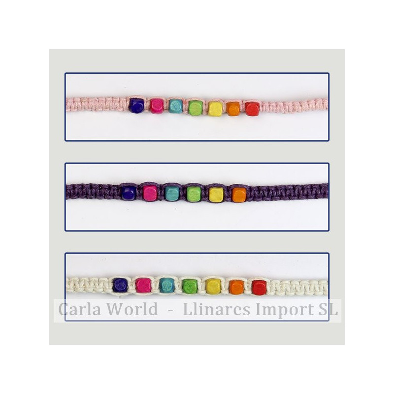 GANCHO 93. Pulsera cordón. Modelos surtidos GANCHO 93. Pulsera cordón. Modelos surtidos