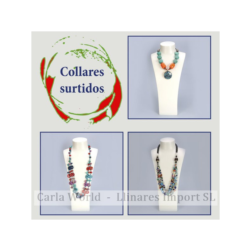 Collares étnicos surtidos. Modelos surtidos. Collares étnicos surtidos. Modelos surtidos.