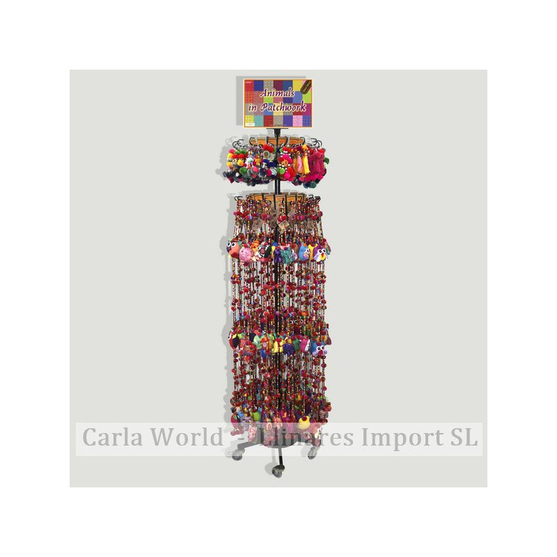 ANIMALS IN PATCHWORK. Exhibitor with 160 pieces ANIMALS IN PATCHWORK. Exhibitor with 160 pieces
