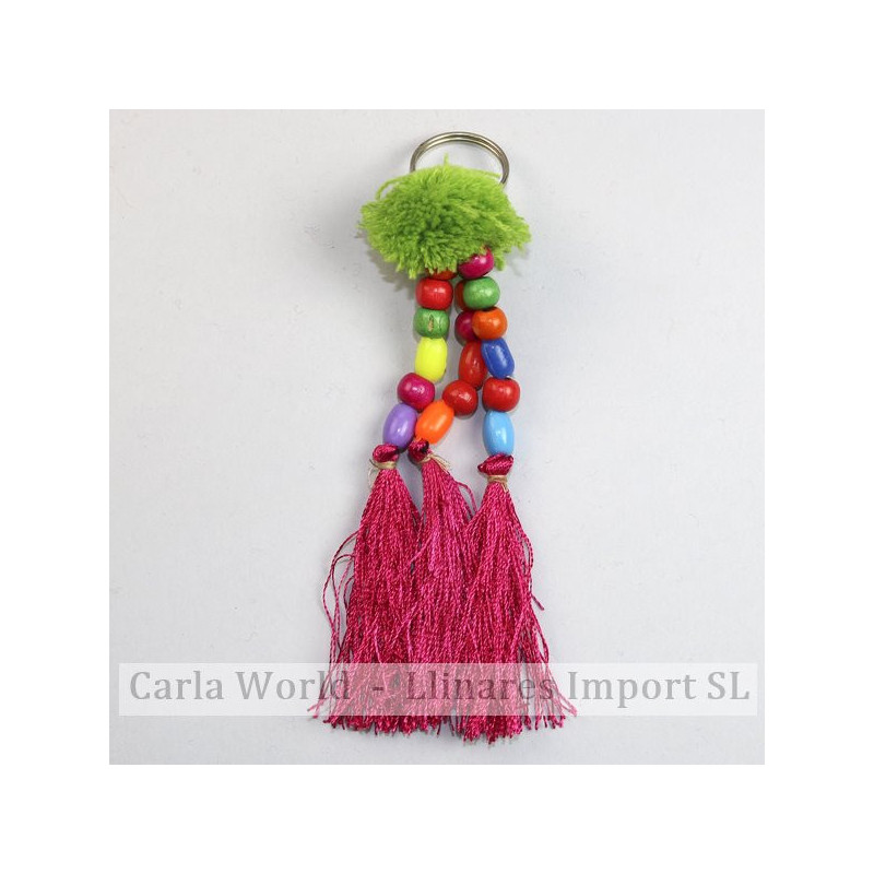 CROCHET 13. Porte-clés pompon / coquillages assortis. CROCHET 13. Porte-clés pompon / coquillages assortis.