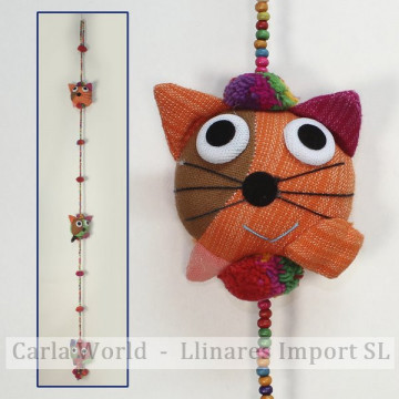 CROCHET 32. Assortiment de mobiles animaux patchworks.