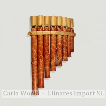 Armonica bambú 8 cañas. 12x20cm aprox