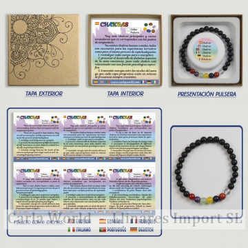 Chakra. Pulseira com Onyx...