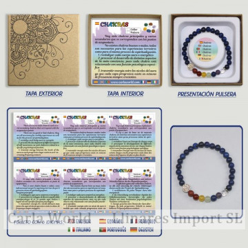 Chakra. Pulseira Lapis...