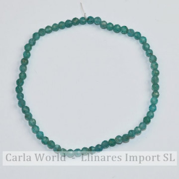 APATITO. Faceted ball bracelet. 2mm. 