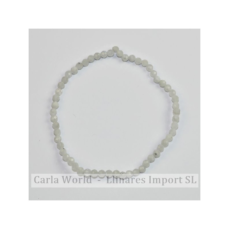 MOONSTONE. Faceted ball bracelet. 2mm. MOONSTONE. Faceted ball bracelet. 2mm.