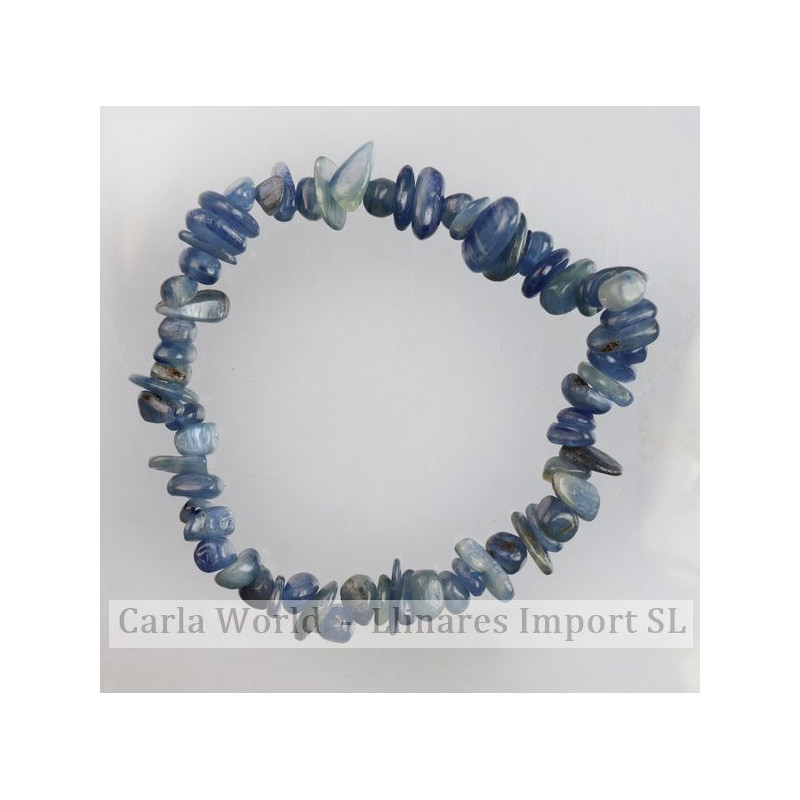 Pulsera chip elástica. Cianita Pulsera chip elástica. Cianita