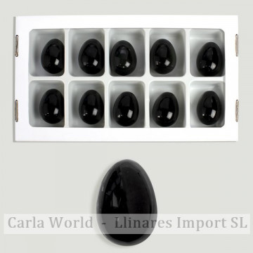 Ovos obsidianos 80-100gr....