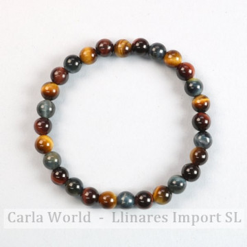 Mixed tiger eye. Elastic...