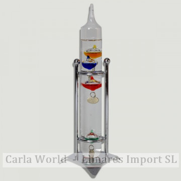 Galileo glass thermometer...