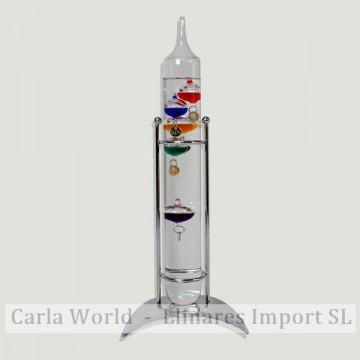 Galileo glass thermometer...