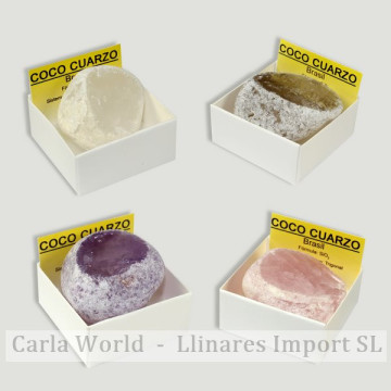 Cajita 4x4 - Cuarzos Coco - Brasil. 