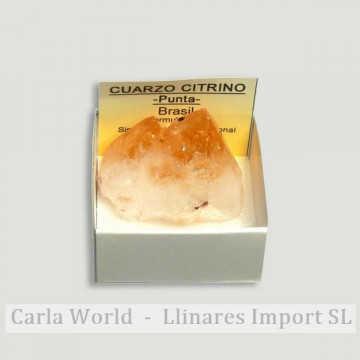 4x4 box - Citrine tip - Brazil.