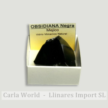 Cajita 4x4 - Obsidiana negra - Méjico. 