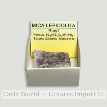 Caixa 4x4 - Mica Lepidolita - Brasil.