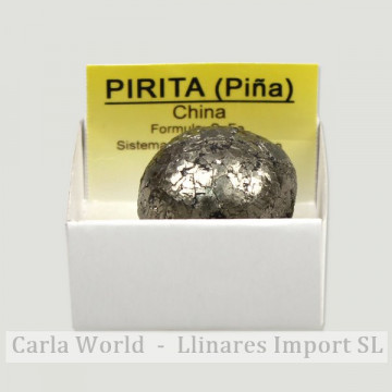 4x4 box - Pyrite "Pineapple - China.