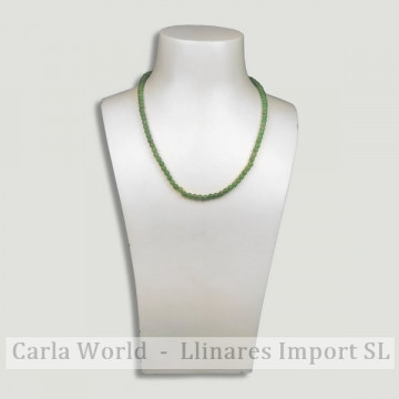 Collar Aventurina verde bola 4mm. 40cm aprox. 