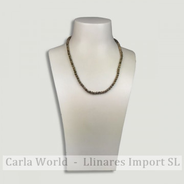 Collar Picasso stone bola 4mm. 40cm aprox. 