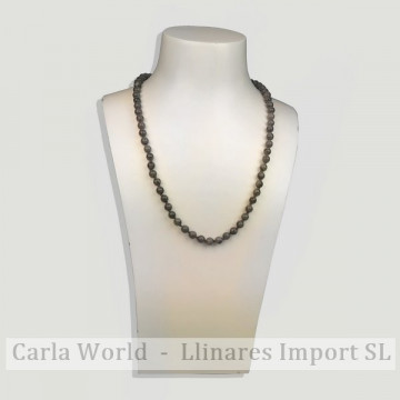 Picasso stone ball 6mm necklace. 50cm approx.