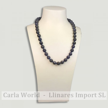 Sodalite ball 10mm necklace. 50cm approx.