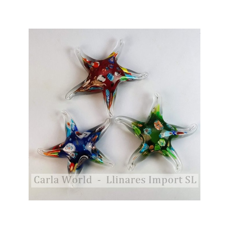 Crystal craftsmanship. Estrella Mar colores surtidos. 11-13cm Crystal craftsmanship. Estrella Mar colores surtidos. 11-13cm