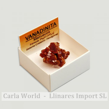 Caixa 4x4 - Crystal Vanadinite - Marrocos (pequeno).