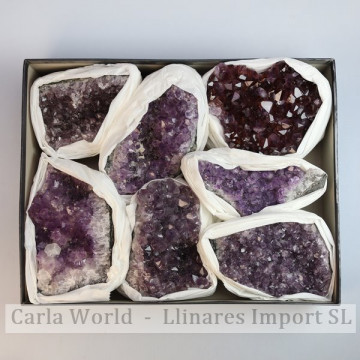 Amethyst Druse Box. Quality A. 6-7kgs approx.