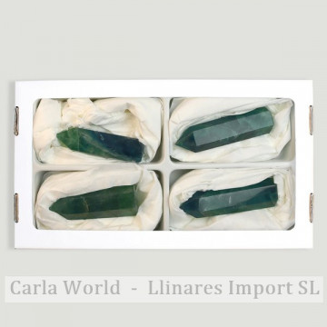 Pontas de fluorite. 70-100gr.