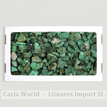 Malachite. Massive chunks. 1.5kg approx. 26x14cm (box)