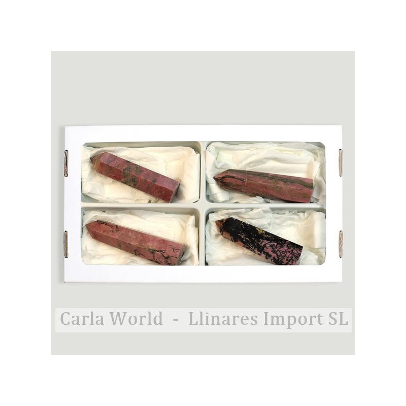 Rhodonite points. 100-130gr. (Al4) Rhodonite points. 100-130gr. (Al4)