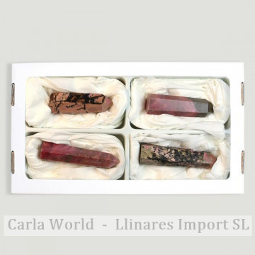 Rhodonite points. 70-100gr. (Al4)