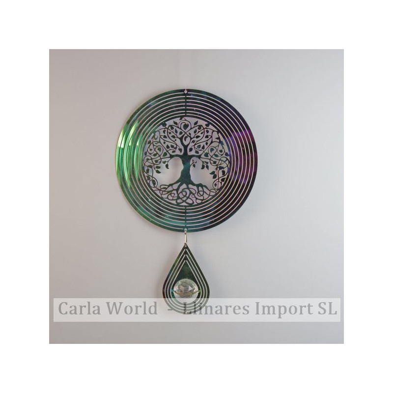 Spinner de aço. Árvore da vida com lágrima. 15x23cm Spinner de aço. Árvore da vida com lágrima. 15x23cm