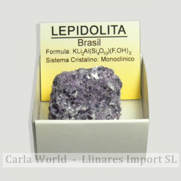 Cajita 4x4 - Lepidolita -...