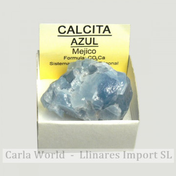 Boîte 4x4 - Calcite bleue -...