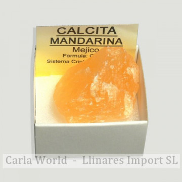 4x4 box - Mandarin Calcite...