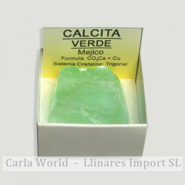 Boîte 4x4 - Calcite verte -...