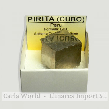 4x4 box - Pyrite cube -...