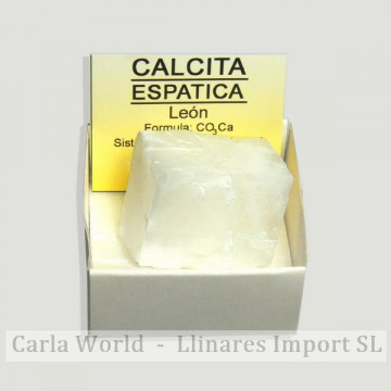 4x4 box - Spatic Calcite -...