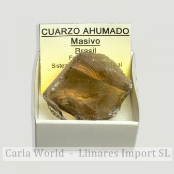 4x4 box - Smoky quartz -...