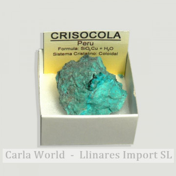 4x4 box - Chrysocolla - Peru