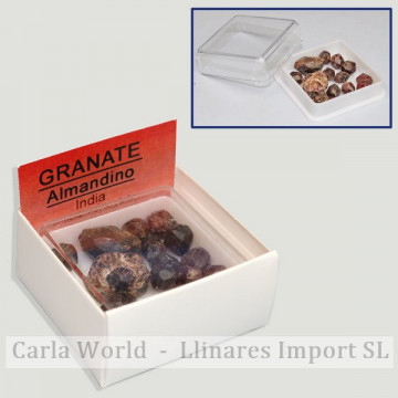 4x4 box - Almandine Garnet...