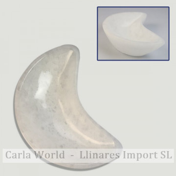 Selenite Bol Luna. 15cm.