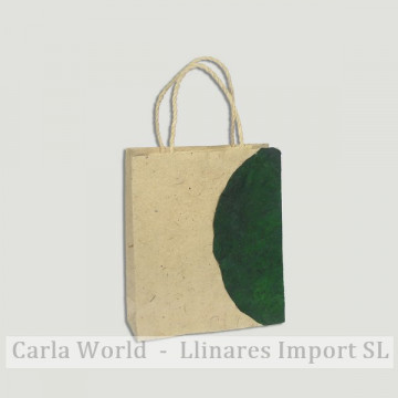 Bolsa papel, lotus, 18x22cm