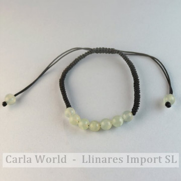 Pulsera hilo 7 bolitas Jade...