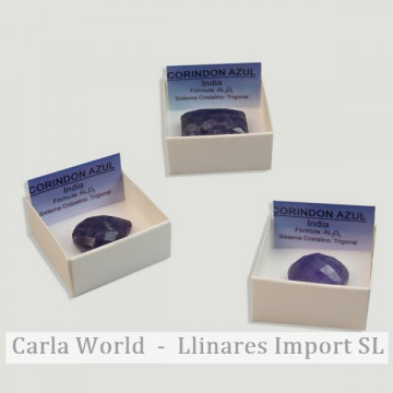 4x4 box - Blue corundum...